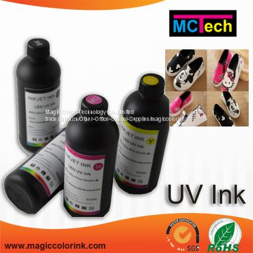 Glow in the dark inkjet printing UV ink