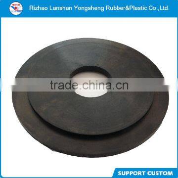 professional factory good quality round rubber sheet pad