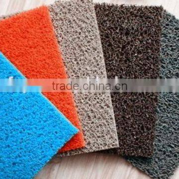2015 vinyl loop mats, pvc vinyl carpet, PVC loop mat for hotel lobby