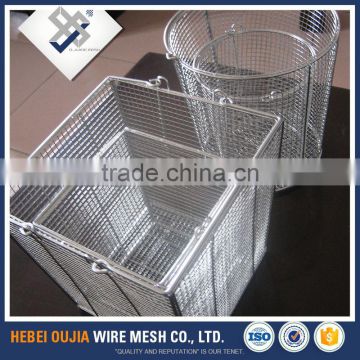 factory directly best price stainless steel wire mesh baskets with lid