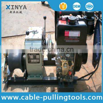 Winch Manufacturer 3 Tons cable winch diesel engine for Power Construction