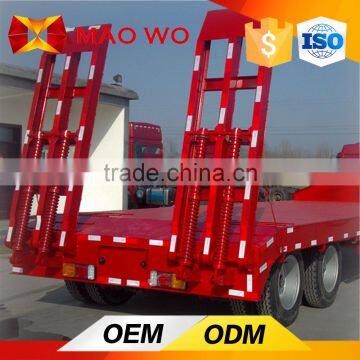 Heavy Duty 20ft 2 Axles 30 Ton Lowboy Semi Trailer for Sale photo-6