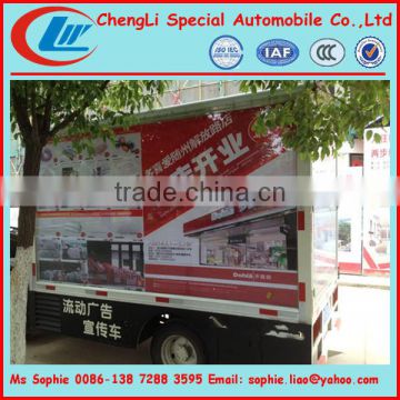 Forland scrolling advertising trucks,advertising box truck,advertising screen truck for sale