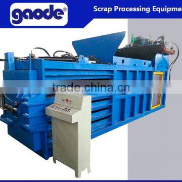 Horizontal Hydraulic Scrap Paper Baler For CE Certification