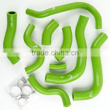Green Silicone Radiator Hose W/ Clamps For Honda CBR1000RR CBR 1000RR 2008-2013 photo-2