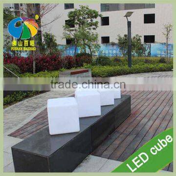 Rechargeable Plastic Furniture Led Cube With 16 Colors Lights photo-6