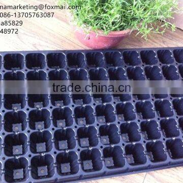 High Quality Vegetable Plastic Nursery Seedling Tray Black Plastic Plant Seed Growing Tray photo-2