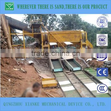 150t/h small gold trommel excavating machinery plant for sale