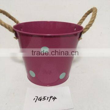 Cheap Custom Gift Packaging Hanging Rectangular Round Wrought Iron Window Box Planter photo-3