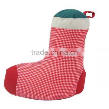 Store More Christmas Sock Sand Stuffed Cotton Foot Door Stop photo-3