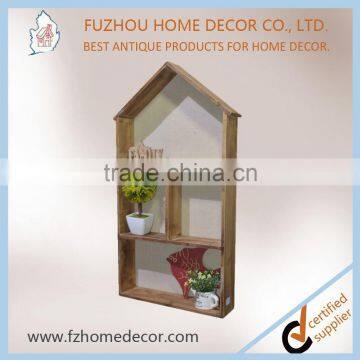 Top Sell Wooden Wall Shelf With Cube Shape for Wall Decoration and Storage