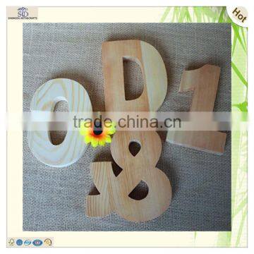 Hanging Wall Decor Die Cut Wood Letters Numbers photo-6