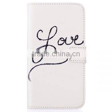 Relief Painting Phone Shell PU Leather Phone Case Flip Leather Holster for Samsung G530 photo-2