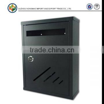 outdoor wall mount Galvanized steel postbox