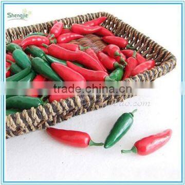 Artificial decoration chili peppers