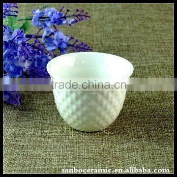 Bulk Tea Cup Whoelsale 80ml Mini Relief Tea Cups For Home Use