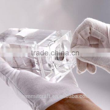 3d Laser Crystal Engraving Rose Valentine Gift photo-3