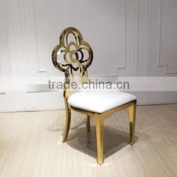 Modern Golden Wedding Chair Elegant Curves High Class Wedding Furniture photo-5