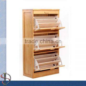 3 Tiers Storage Shoe Cabinet with Drawer