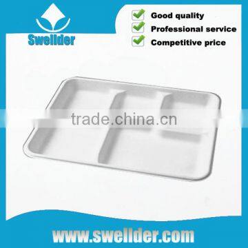 Swellder eco-friendly disposable plastic food tray