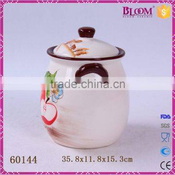 High Quality Ceramic Canister Tea Coffee Sugar Set photo-3