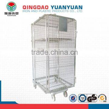 Multifunctional Cage Pallet, Metal Storage Cage With 4 Wheels, Stackble Metal Storage Cage photo-3