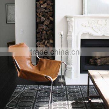 2015 New Modern Leather Metal Base Designer Chair photo-6