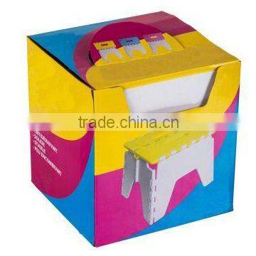 Compact And Portable Plastic Connected Folding Plastic Stool 450694 photo-4