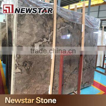 Fantasy Silver Grey Vein Marble Tiles Kitchen Slab photo-2