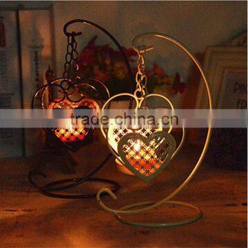 Top Sale Candlestick Heart-shaped Candle Holders for Home Decoration Candle Lantern Free Shipping photo-2