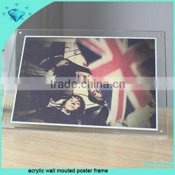 acrylic wall mouted poster frame