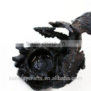 Custom High Quality Polyresin Dragon Candle Holders Decoration for Sale photo-5