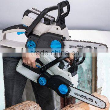 36v 3Ah 650w Brushless Wood Cutting Saw Industrial Log Splitters Machine Portable Battery Powered Chainsaw GW8238