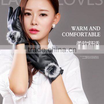 HOT SELLING Women's Natural Waterproof Leather Gloves photo-5