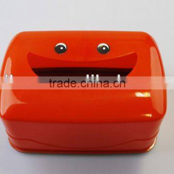 Smiling Face Nice Design PP Plastic Tissue Box