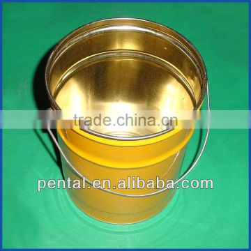 PT-PB-002 Yellow Painte Sheet Iron Bucket