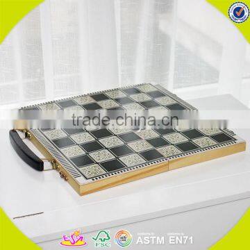 2017 Wholesale Portable Kids Wooden Chess Pieces Best Wooden Chess Pieces W11A056 photo-3