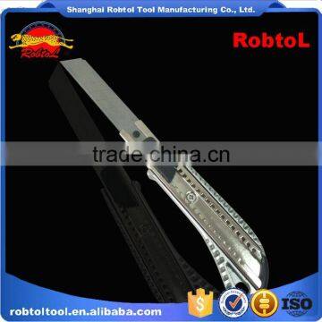 Utility Knife Retractable Blade Box Cutter Art Knives Snap off Lock Razor Blade Aluminum Alloy Shell photo-3