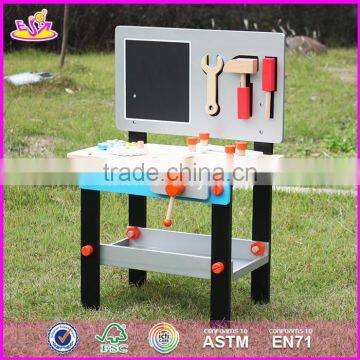 2017 Top Fashion Preschool Toy Kids Wooden Play Workbench W03D070 photo-4