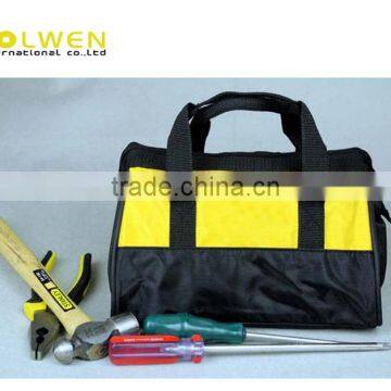 Large capacity fold electrical tool kit bag