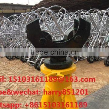 3T Manual Cable Drum Stand YTH-03T, Fibger Cable Drum Jack Made in China photo-3