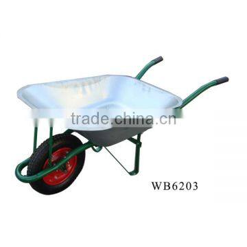 WANTAI powder coating building equipment garden mini wheelbarrow/75l plastic wheelbarrow