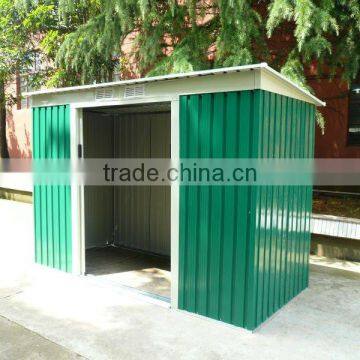 6x4ft cream garden shed with pentroof