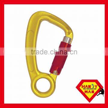 A140-22KSG Industrial Safety Forged Aluminum Captive Eye CE Standard Screw Gate Quicklock Locksafe Carabiner photo-3