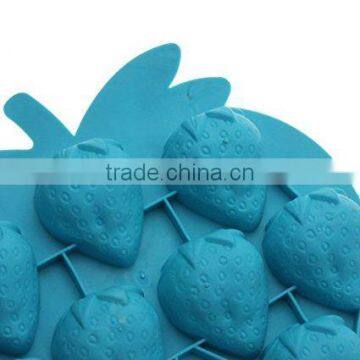 11098 Popular Baking Tools Silicone Strawberry Shape Cake Moulds photo-5