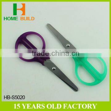Factory Price HB-S5020 5'' Students Round Handle Scissors photo-3