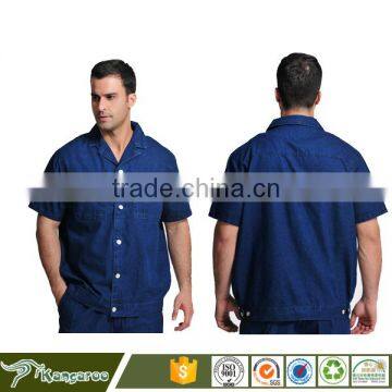 Cheap Safety 2-Piece Pant Shirt Cotton Coverall photo-3