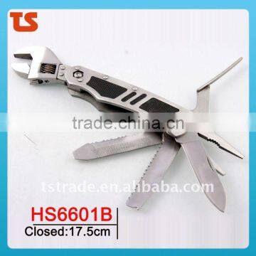 2014 new Stainless steel hand multi wrench HS6601B) tools with spanner