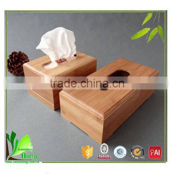 China manfacturer bamboo box tissue for car