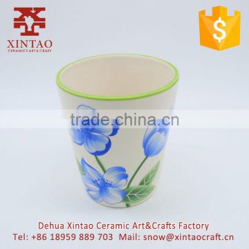 USA style Ceramic flower pot home and garden tall pot decoration stand ceramic pot flower terracotta